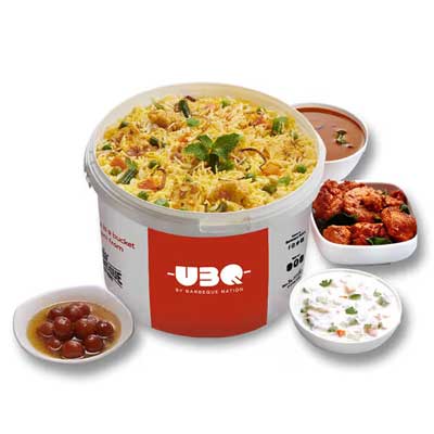 "Jumbo Bucket - Veg Biryani (Serves 3-4) - Click here to View more details about this Product